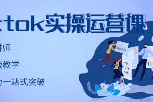 (2957期)TikTok实操运营课,手把手账号实战,适合零基础Tiktok新人