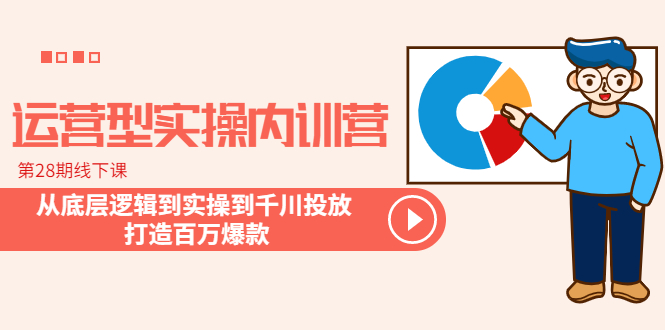 （6067期）运营型实操内训营-第28期线下课 从底层逻辑到实操到千川投放 打造百万爆款-韬哥副业项目资源网