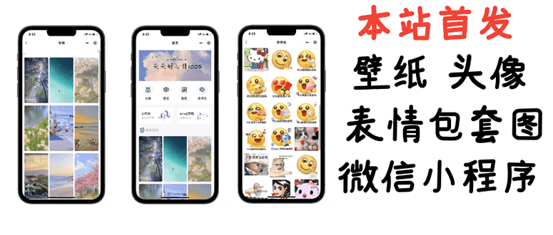 （2814期）小白0基础搭建微信壁纸头像表情包小程序：一单赚几百【含源码+视频教程】