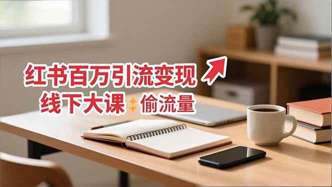 小红书百万引流变现-11月课：从0到百万引流路径，引流量、拿结果-汇创资源网-一个提供最全的虚拟资源网站