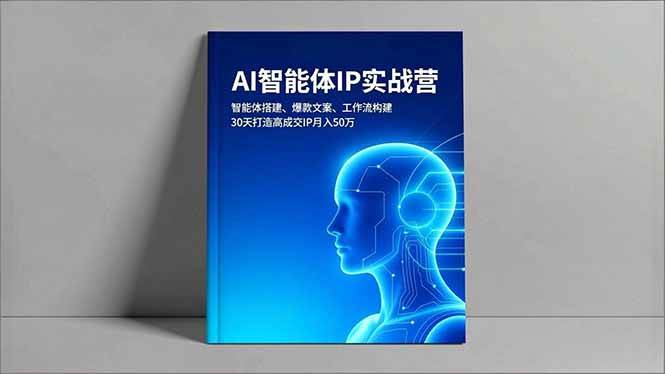 AI智能体IP实战营，智能体搭建、爆款文案、工作流构建，月入50万-汇创资源网-一个提供最全的虚拟资源网站