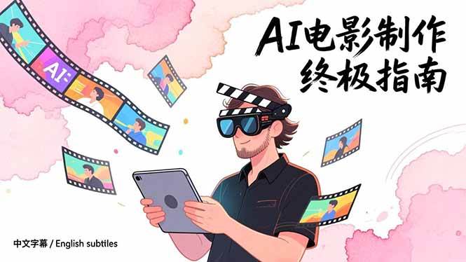 AI电影制作终极指南：从创意到成片，系统掌握智能影视全流程实战-汇创资源网-一个提供最全的虚拟资源网站