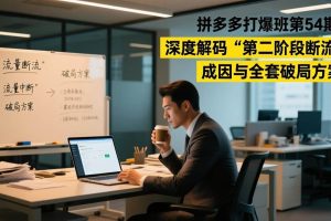 （17163期）拼多多打爆班第54期：深度解码“第二阶段断流”成因与全套破局方案