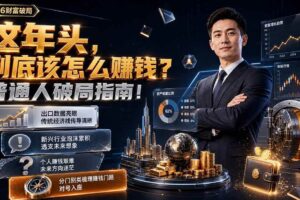 （19660期）付费文章：这年头，到底该怎么赚钱？普通人破局指南！