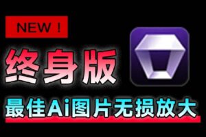 (19679期)Win/Mac双端支持!最新永久终身版,支持老照片修复,图片变清晰无损放大工具,Aiarty Image Enhancer